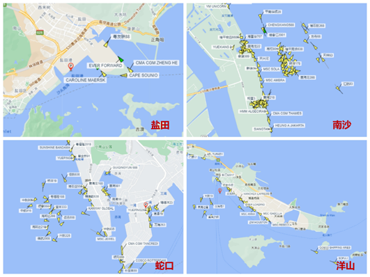 華南港口持續(xù)擁堵會(huì)波及其他沿海港口嗎？ 