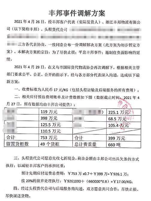 22元/KG天價(jià)贖貨？貨主拒付！最新方案又炸鍋了