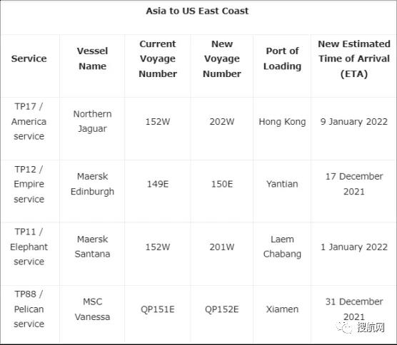 東方海外推出中國至東南亞新服務；2M聯(lián)盟調(diào)整多條亞洲至美國和加拿大航線