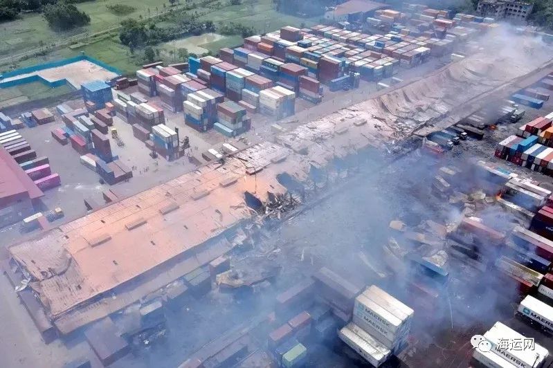 突發(fā)！堆場爆炸起火，1300多個貨柜損毀！涉多家船東和貨代！49人死亡300多人受傷