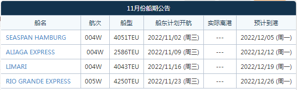 航線快訊！11月起，赫伯羅特這條中德快線CGX將新增掛靠上海和安特衛(wèi)普